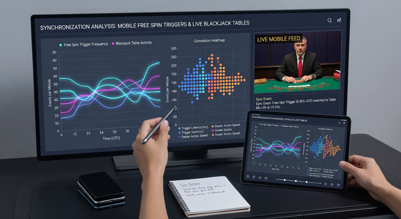 Live-Blackjack und Free-Spins in synchronisierter mobiler Casino-Umgebung
