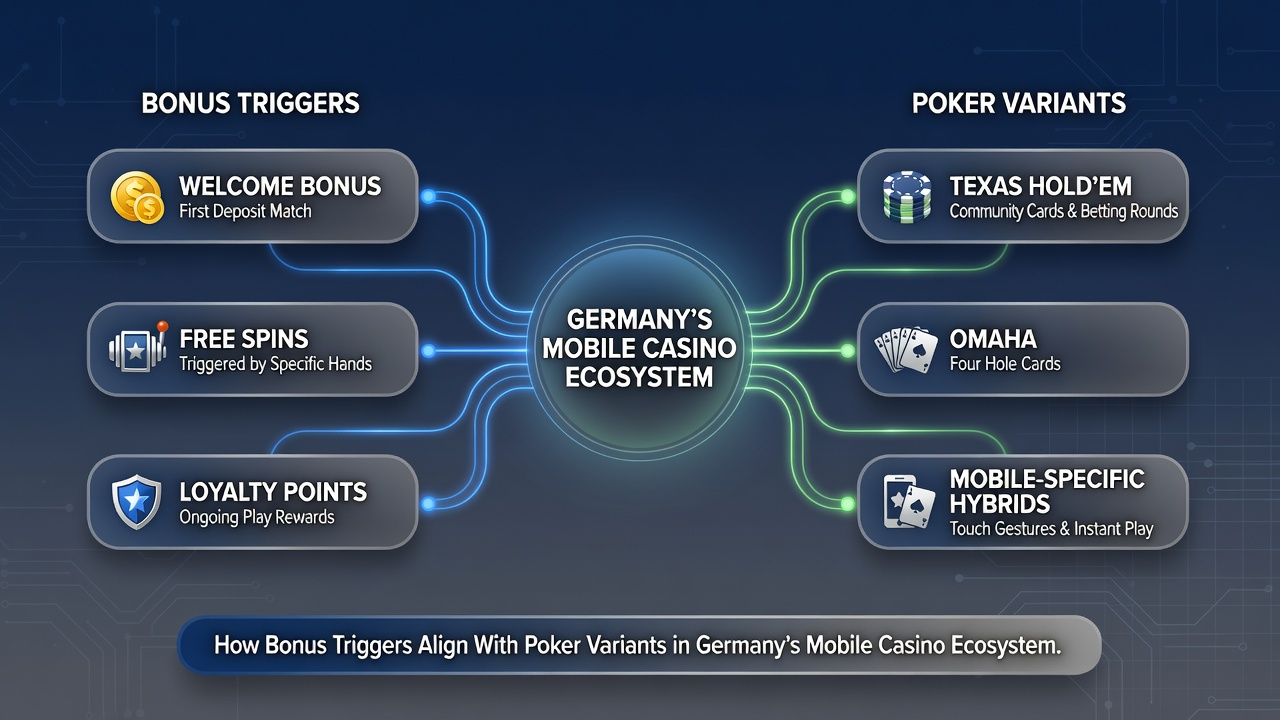 Mobile Schnittstellen und Synchronisation von Poker-Boni in deutschen Casinos